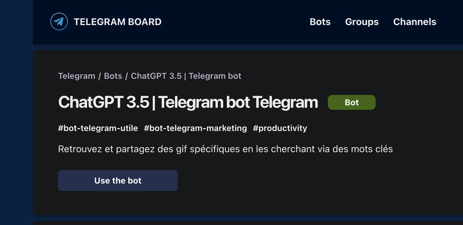Comment Utiliser ChatGPT Sur Telegram Guide