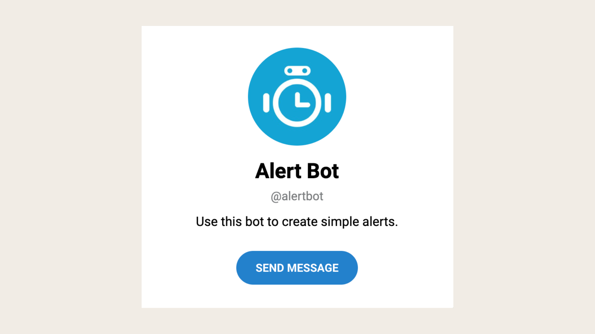 AlertBot Telegram 