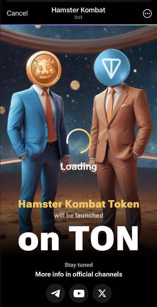 chargement hamster kombat